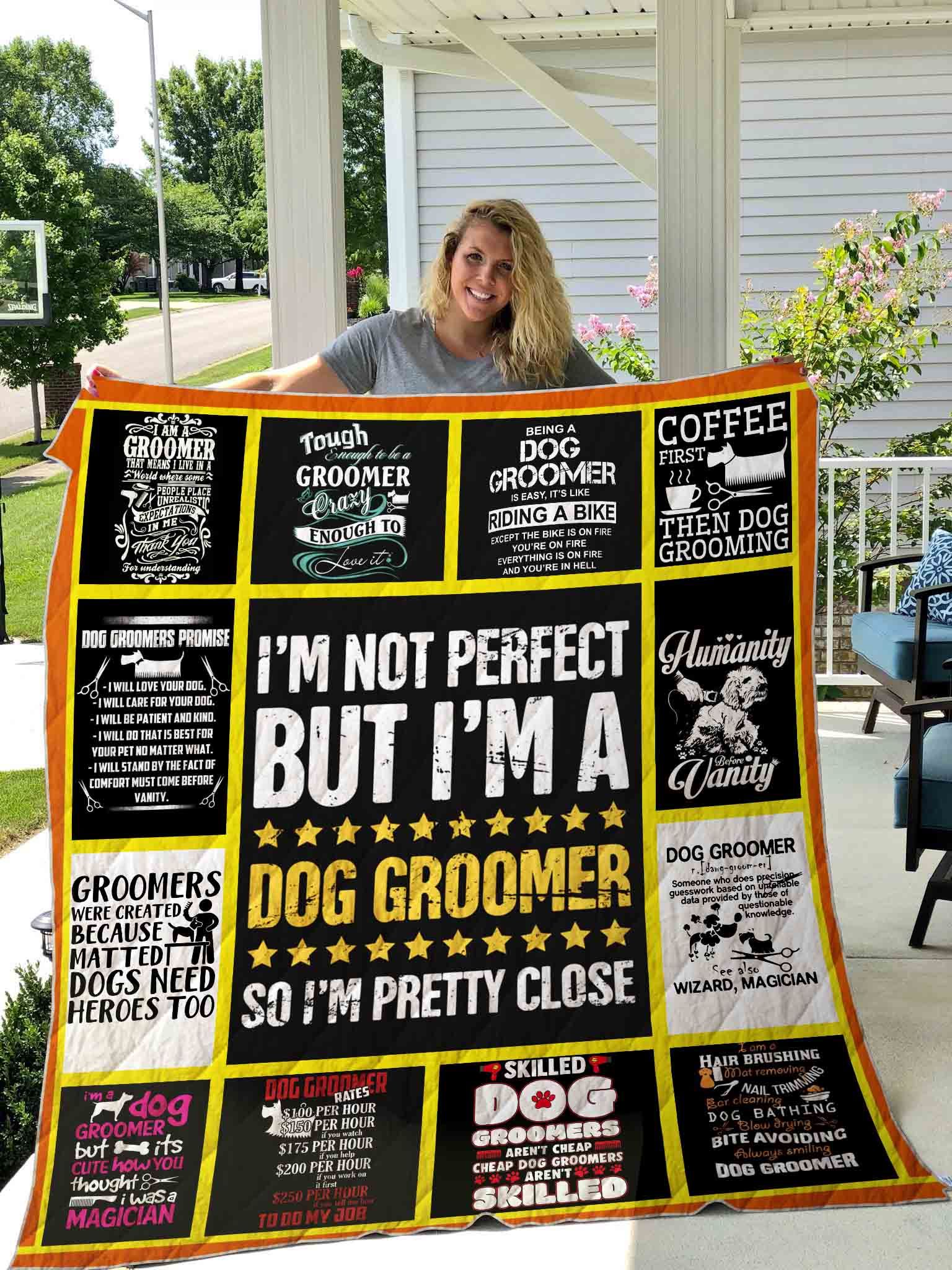 Dog Groomer Quilt Blanket DHC1501534VT