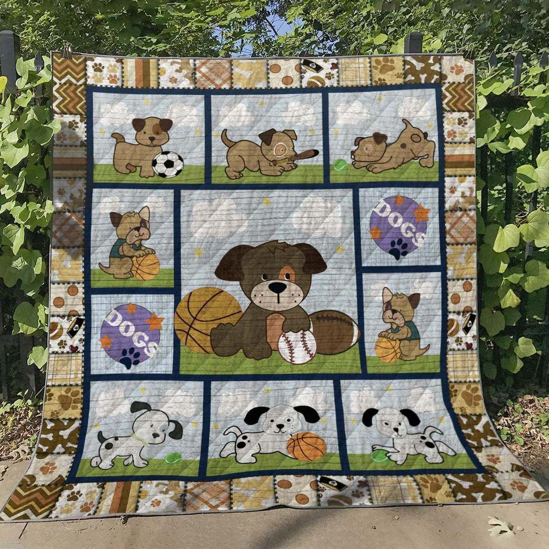 Dog HN 310521 Quilt Blanket