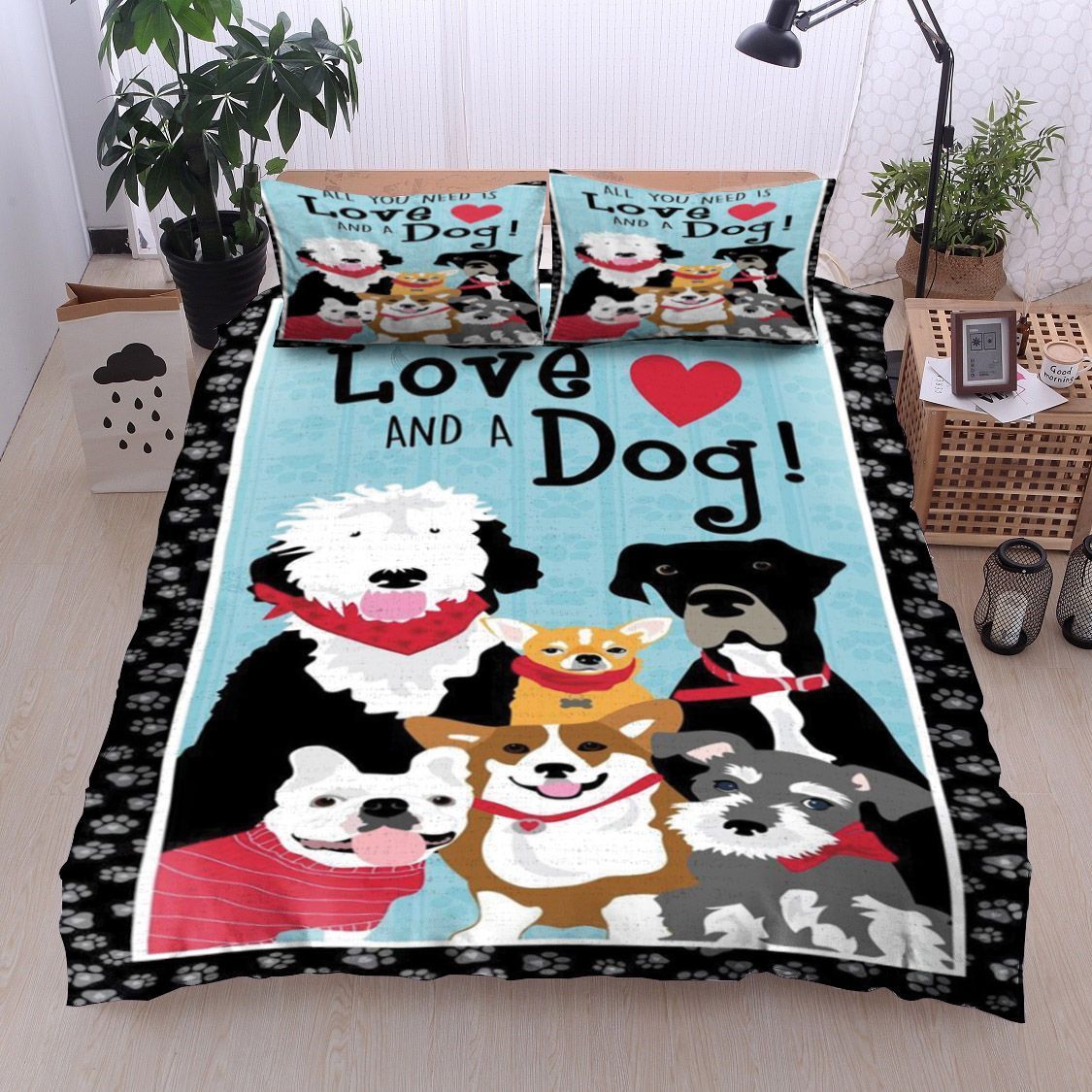Dog Bedding Set