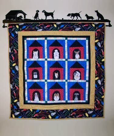 Dog House CLT280613 Quilt Blanket