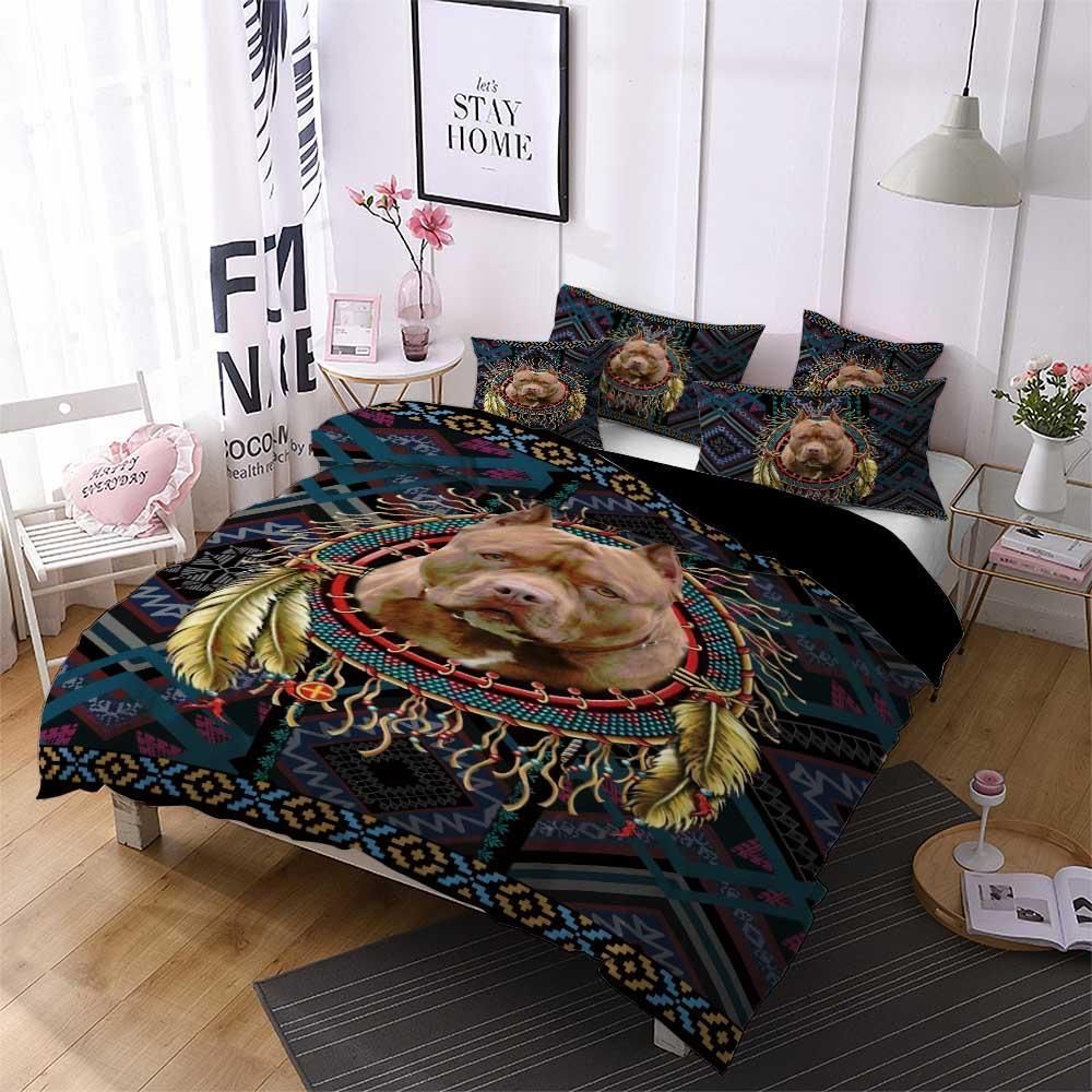 Dog King Vintage Printed Bedding Set