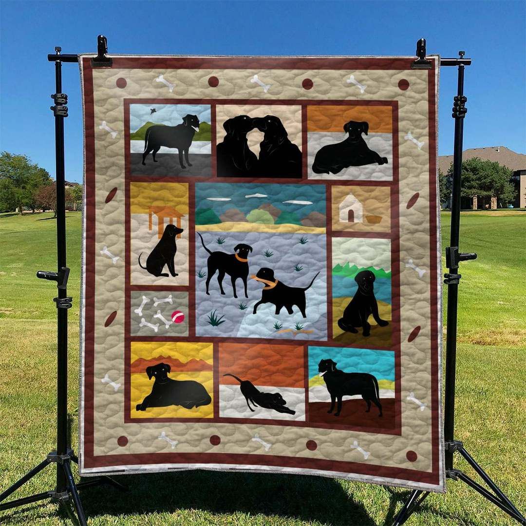 Dog Labrador TD2709347 Quilt Blanket