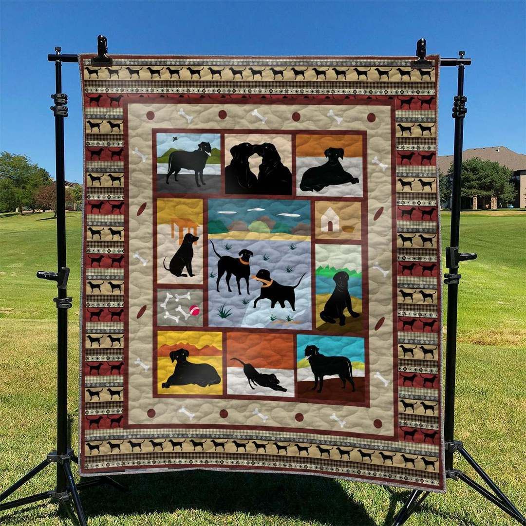 Dog Labrador TD2709349 Quilt Blanket