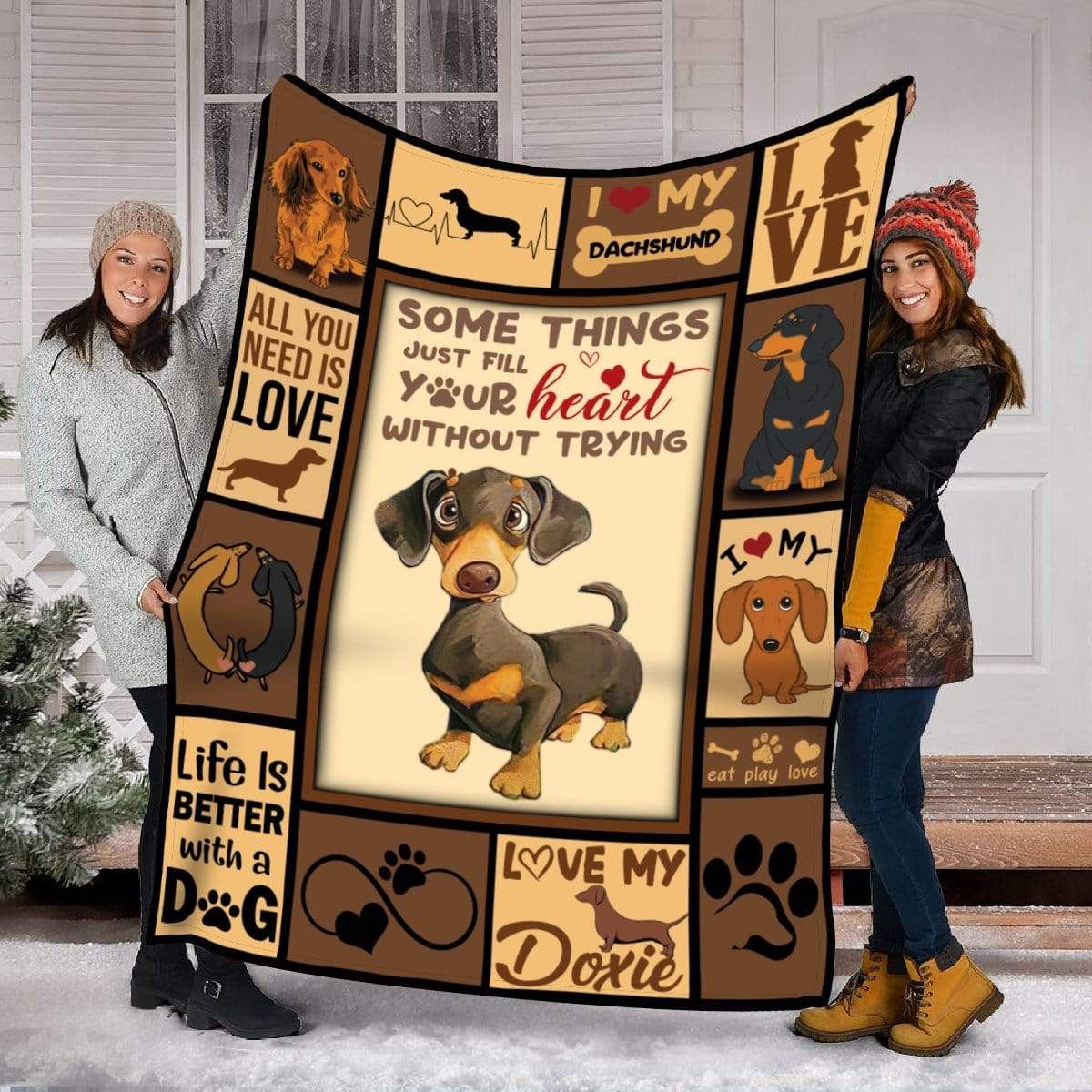 Dog Lovers Fleece Blanket