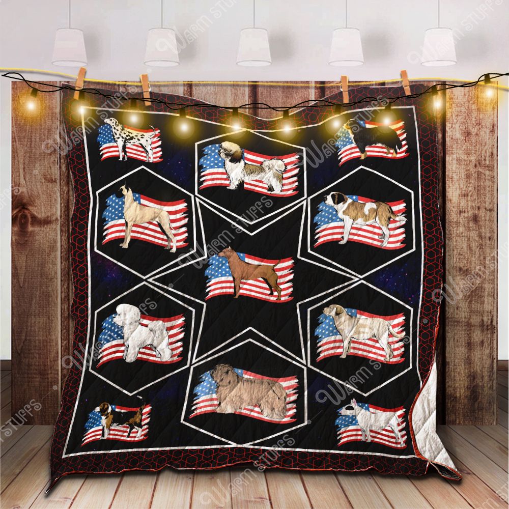 Dog Lovers Quilt Blanket Bb23 Dhc1312459Dd