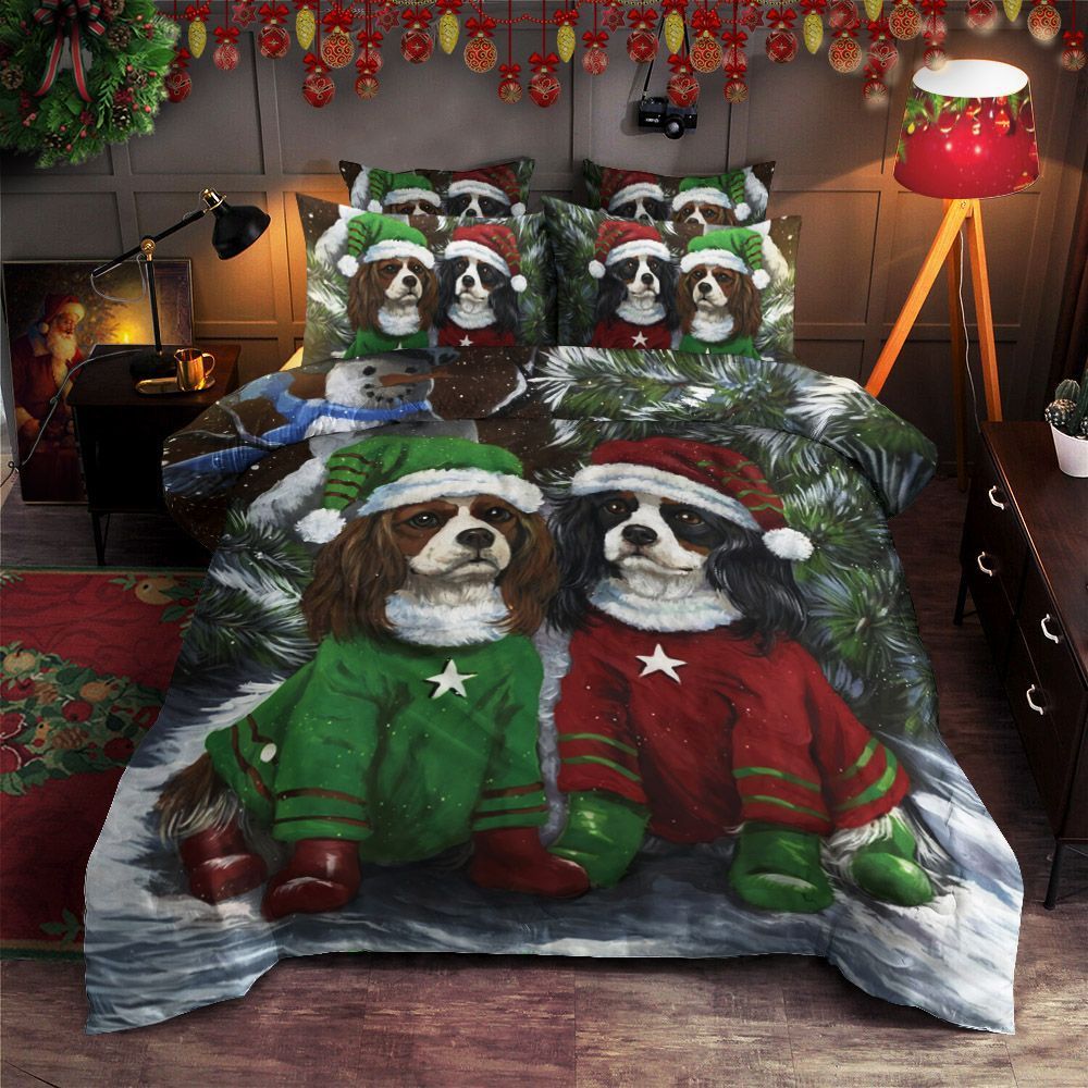Dog Merry Christmas Bedding Set