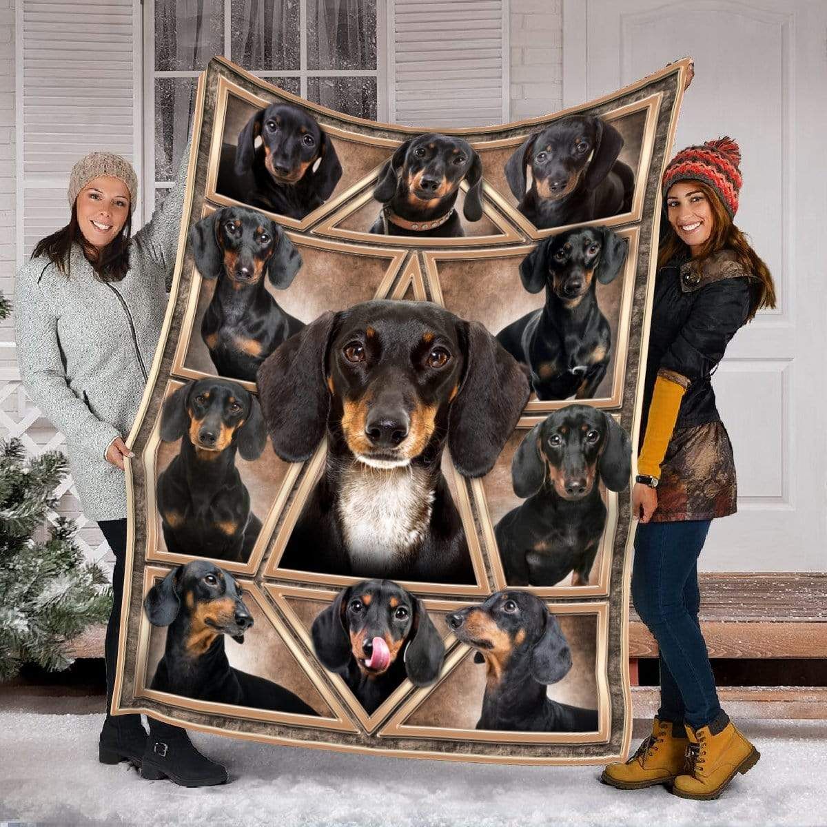 Dog Mom Fleece Blanket