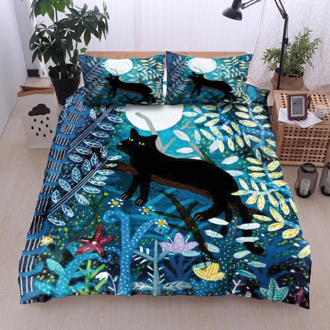 Dog Moon Bedding Set