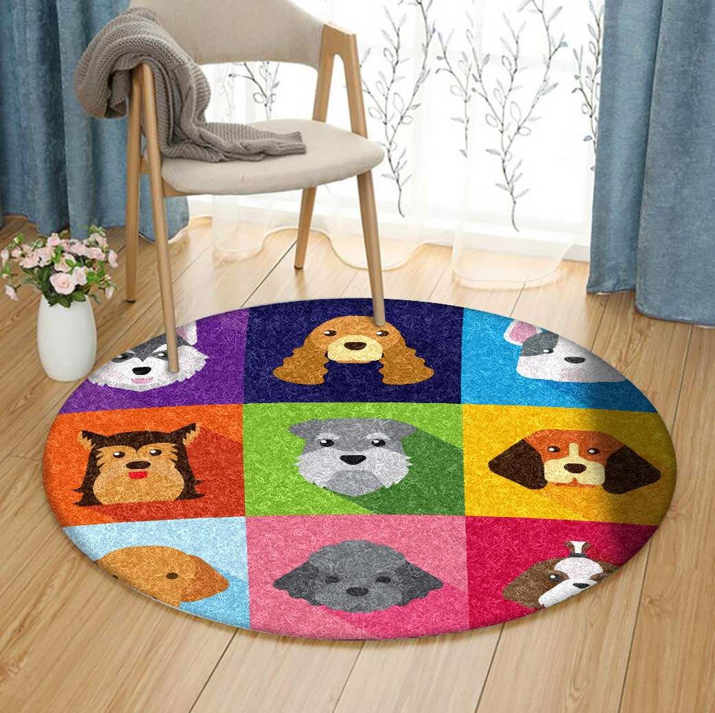 Dog Round Carpet
