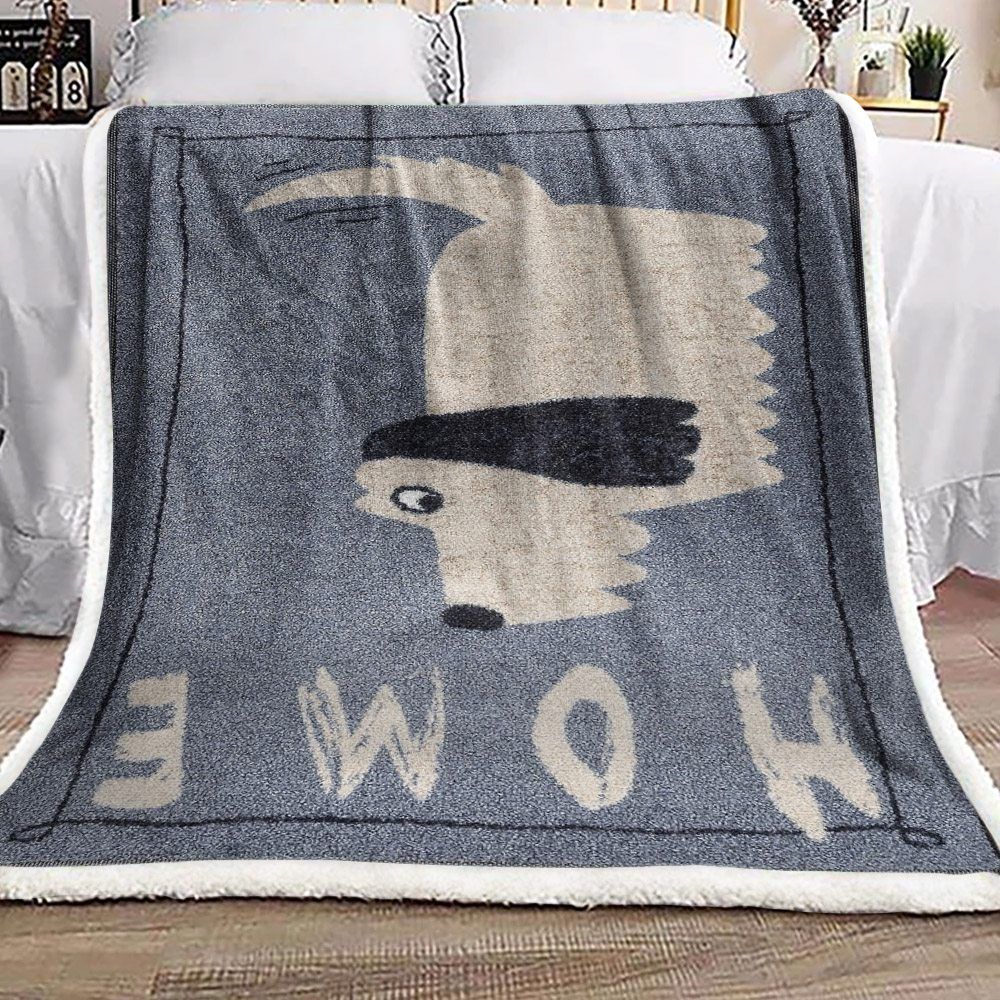 Dog Sherpa Fleece Blanket