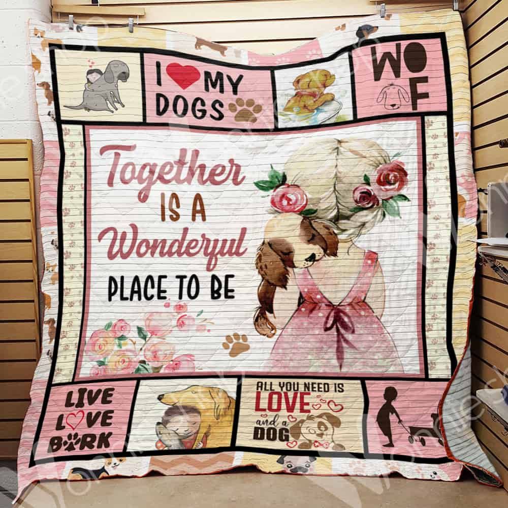 Dog Nursery Quilt Blanket DHC0102759TD