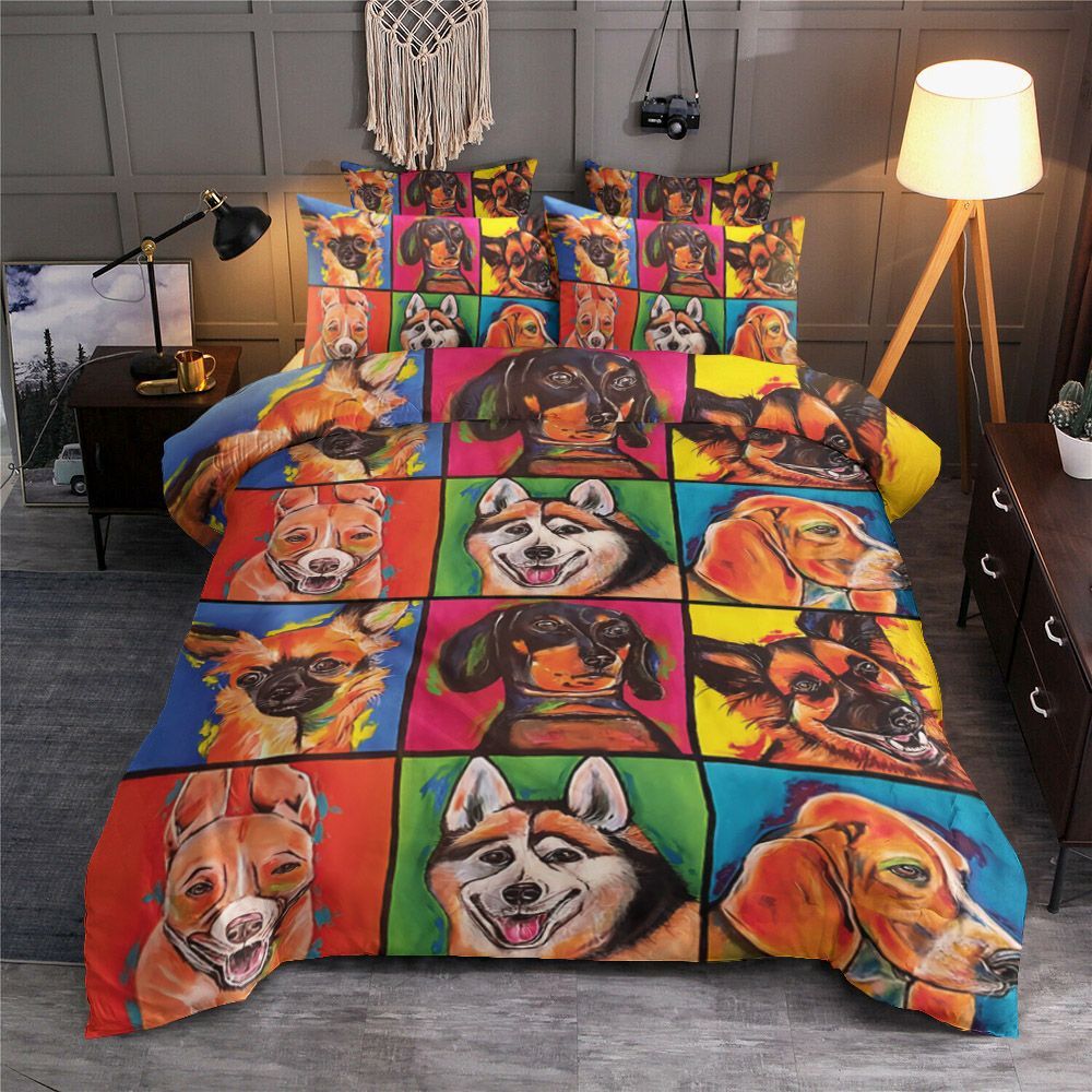Dog Portrait Bedding Set