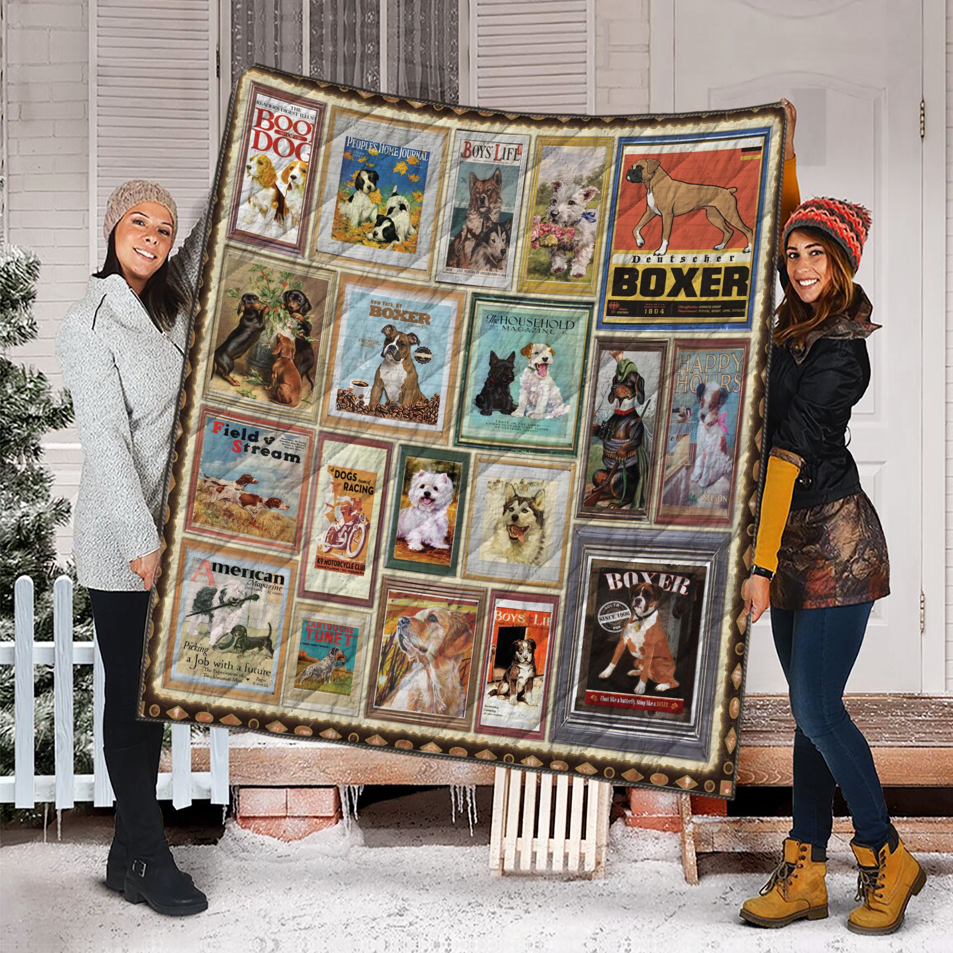 Dog Quilt Blanket C9B010601DL