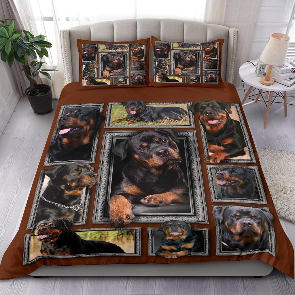 Dog Rottweiler 3d Bedding Set