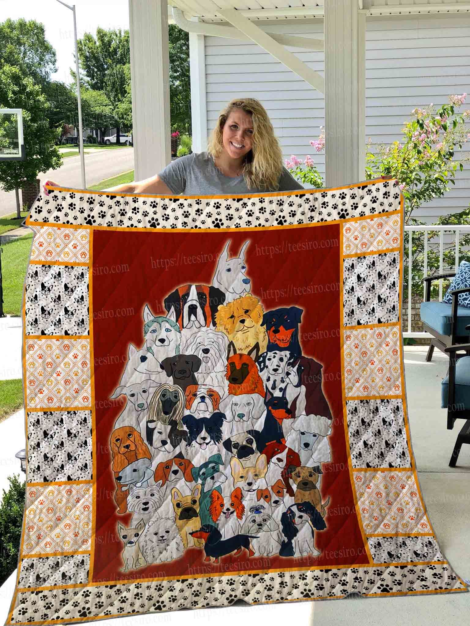 Dog Set Quilt Blanket DHC1501756VT
