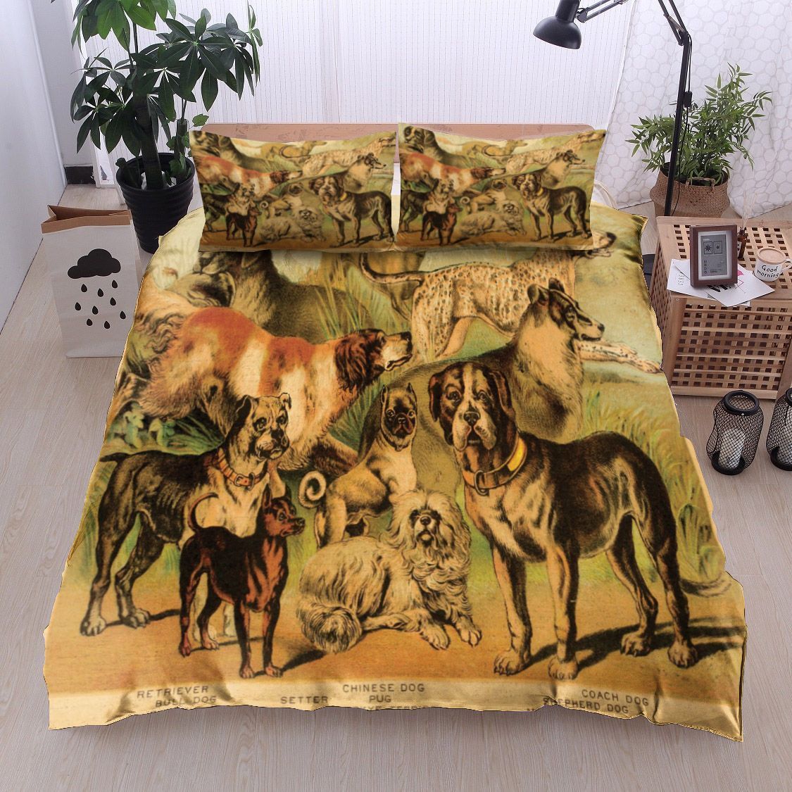 Dog Species Bedding Set