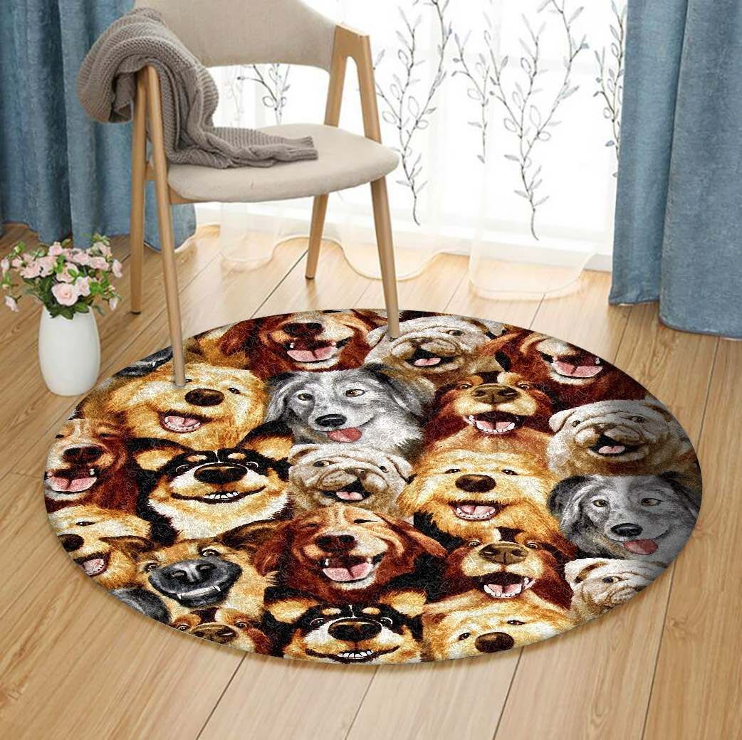 Dog Round Carpet