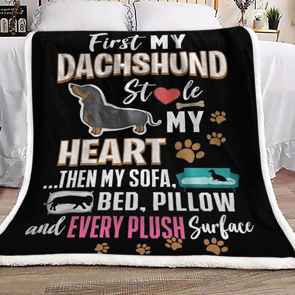 Dog Sherpa Fleece Blanket