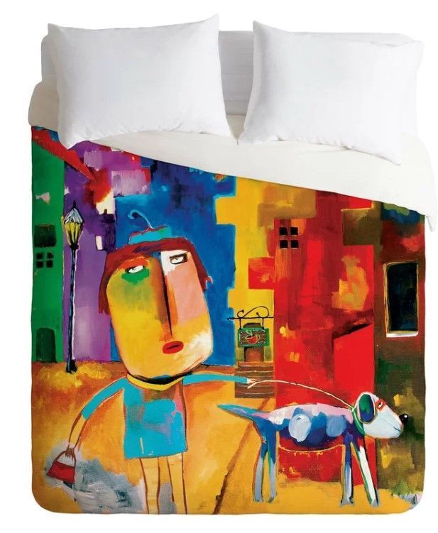 Dog Walking Bedding Set