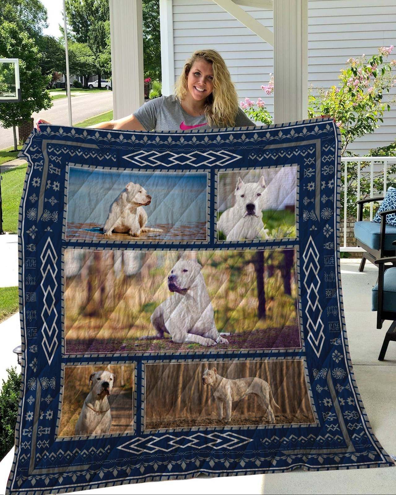 Dogo Argentino Quilt Blanket DHC2911206VT