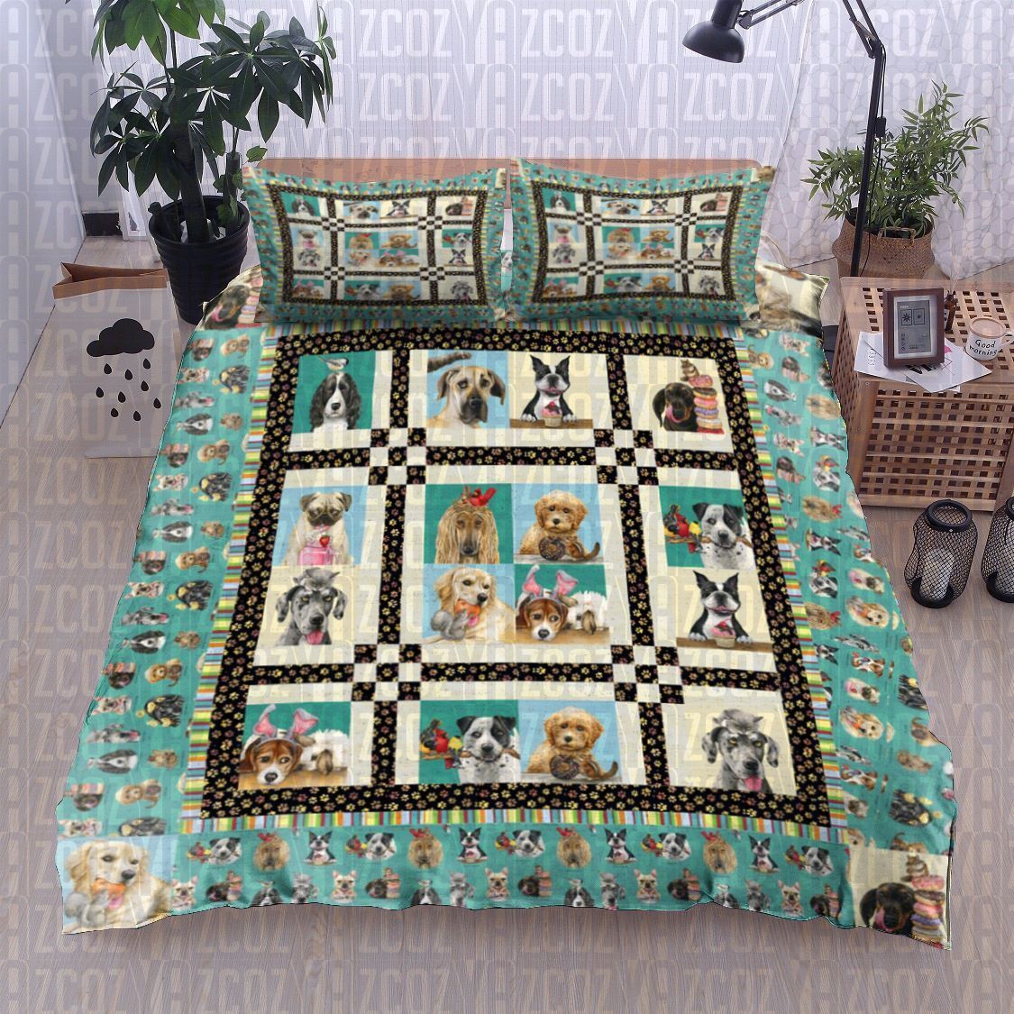Dogs Adventures Bedding Set