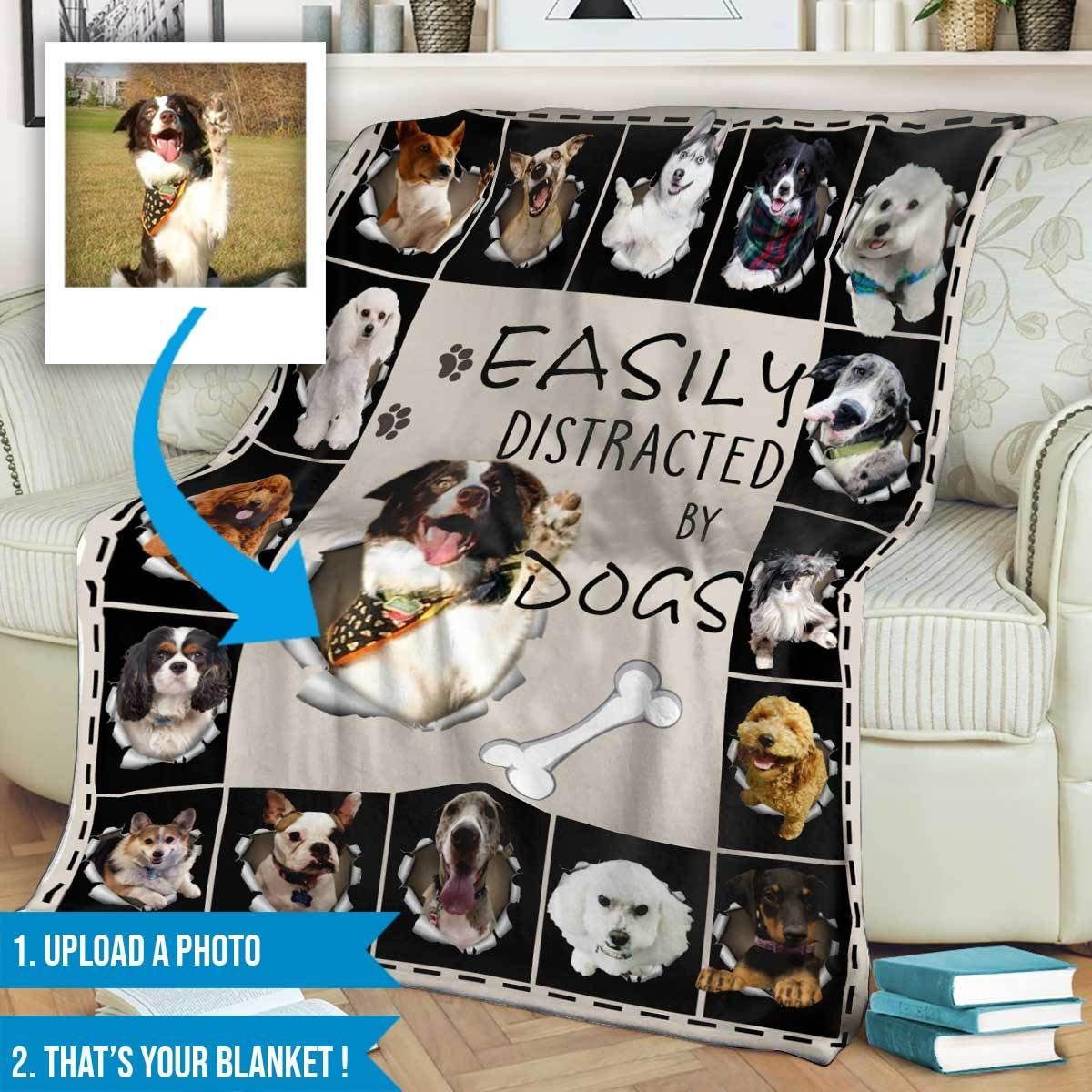 Dogs Sherpa Fleece Blanket