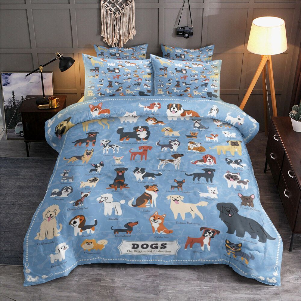 Dogs Bedding Set