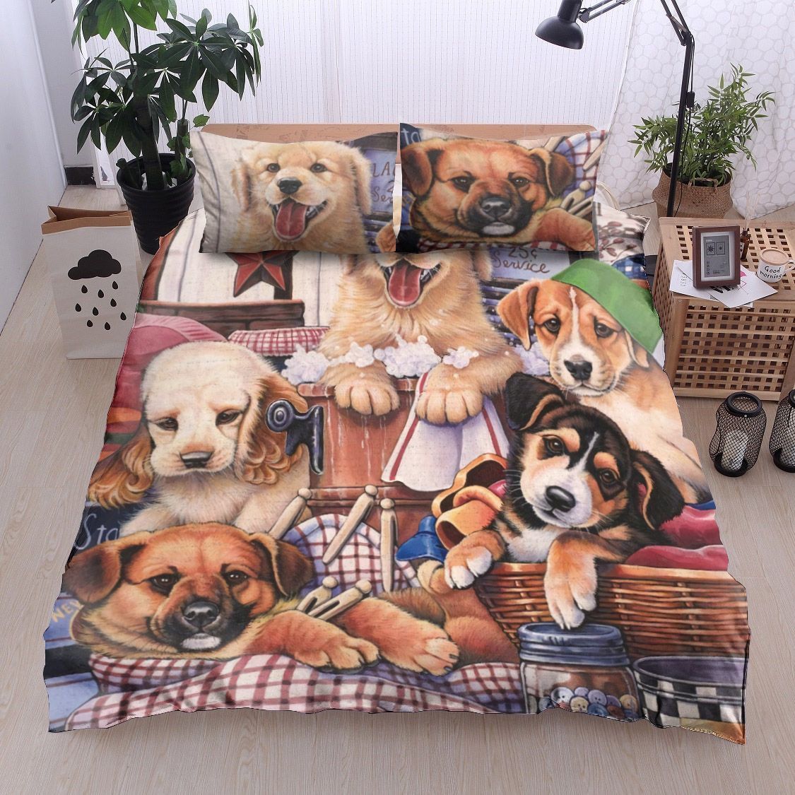Dogs Bedding Set