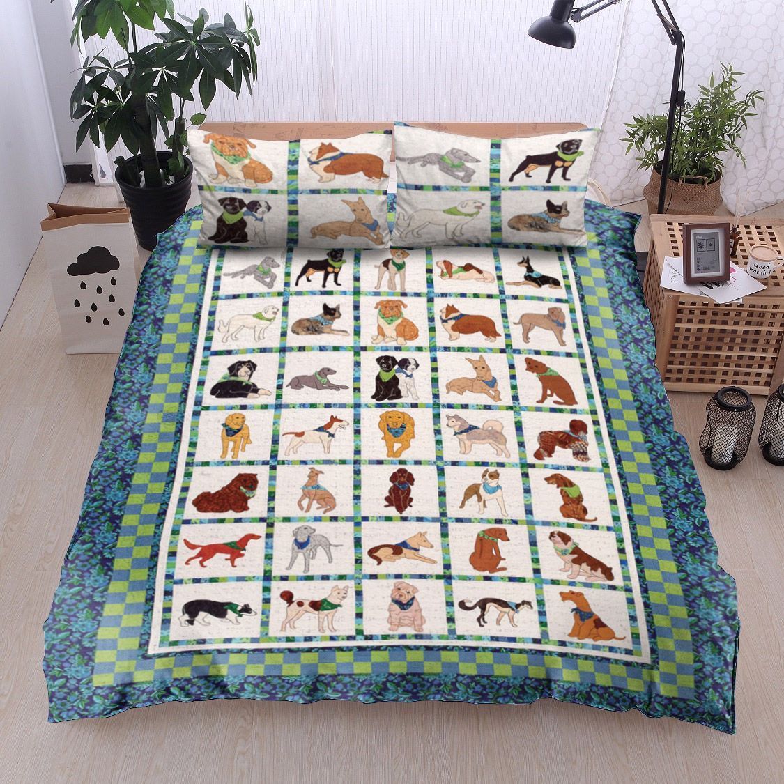 Dogs Bedding Set