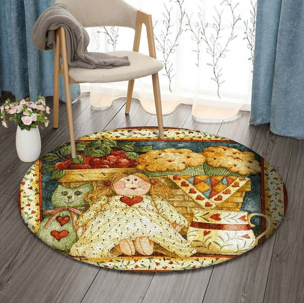 Doll Round Carpet
