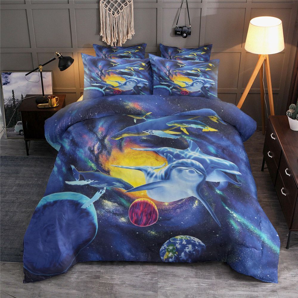 Dolphin And Whale Bedding Set