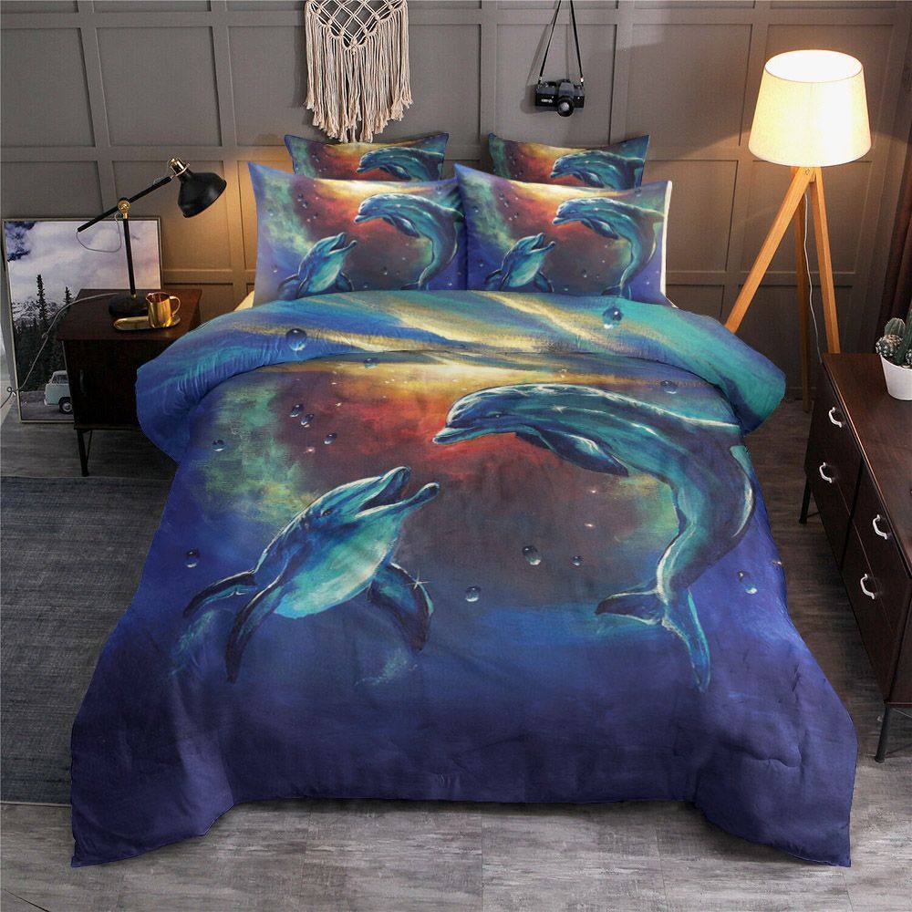 Dolphin Art Bedding Set