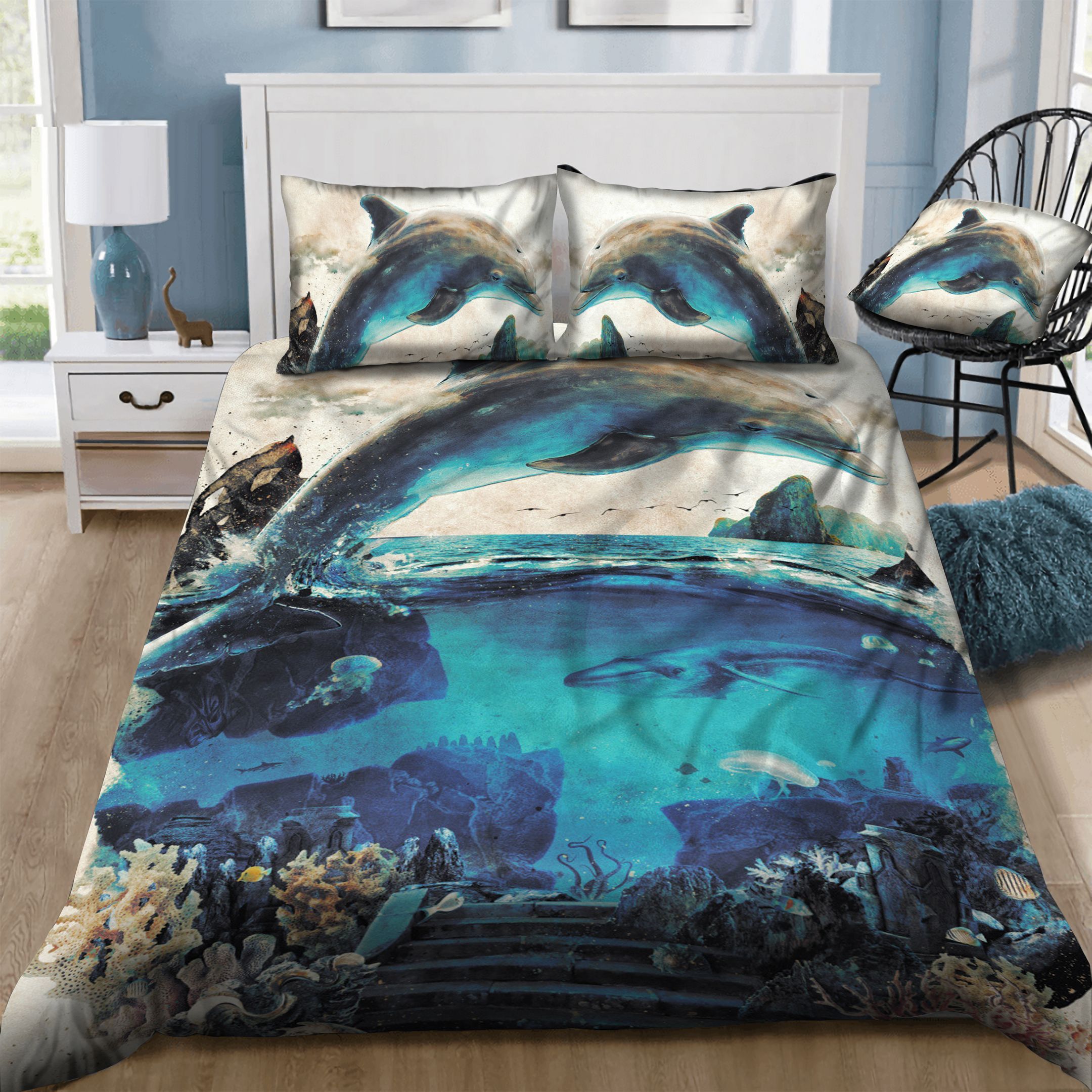 Dolphin  Bedding Set