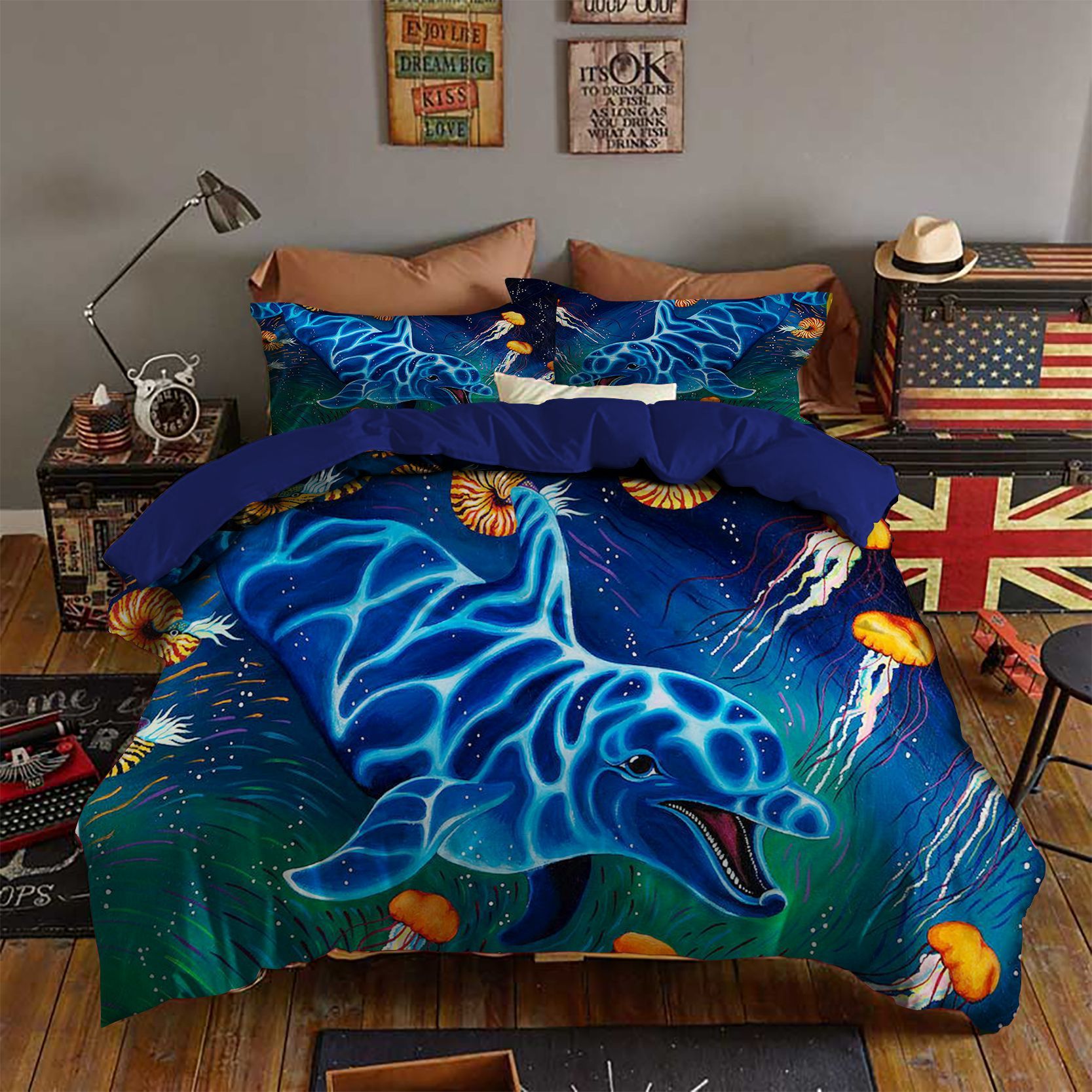 Dolphin Bedding Set