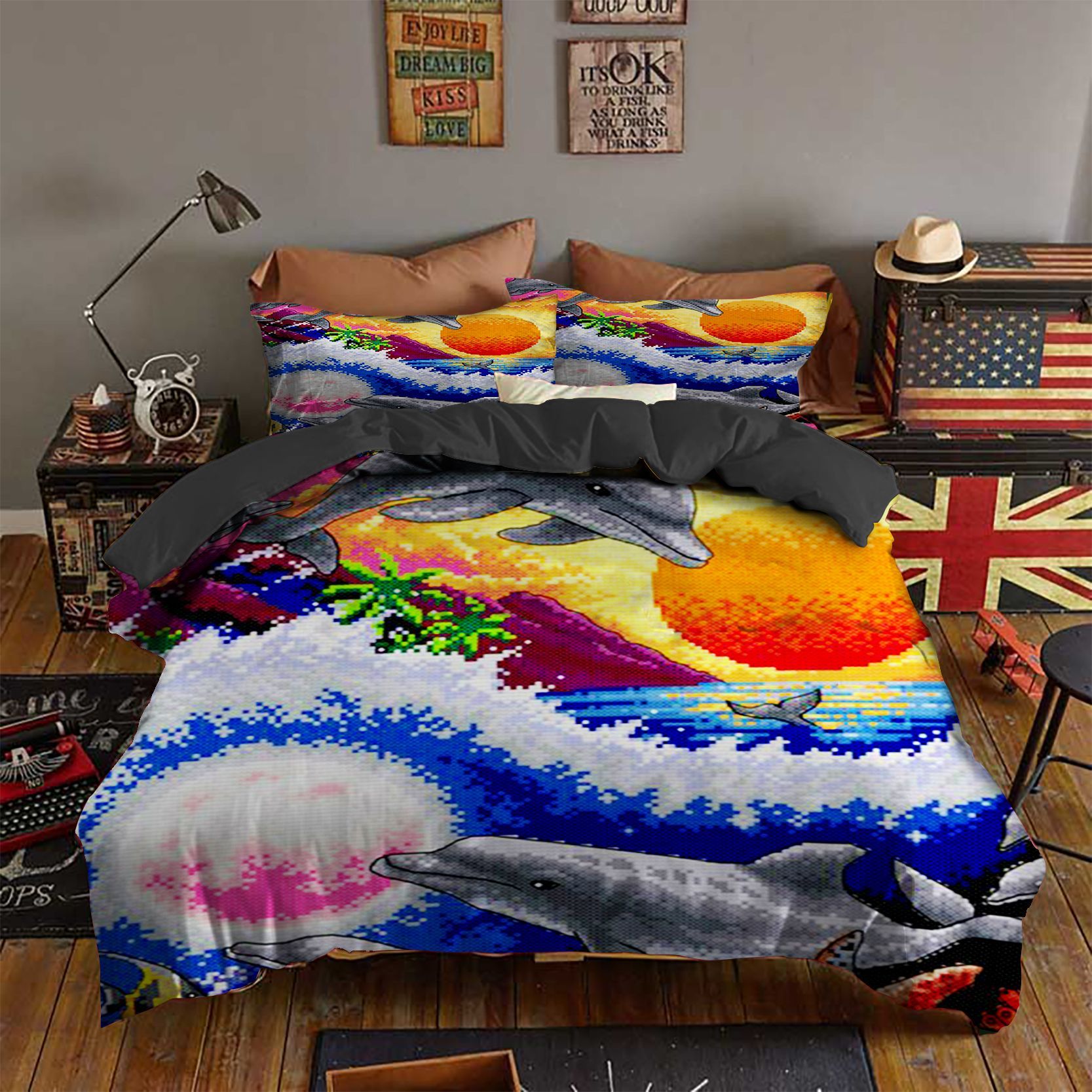 Dolphin Bedding Set