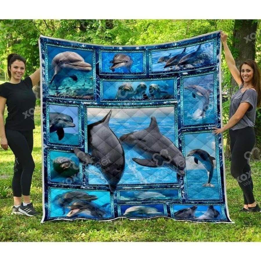 Dolphin CL05100033MDQ Quilt Blanket