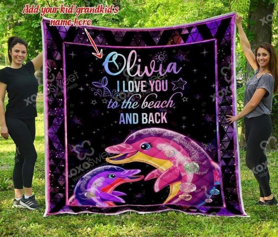 Dolphin CL05100034MDQ Quilt Blanket