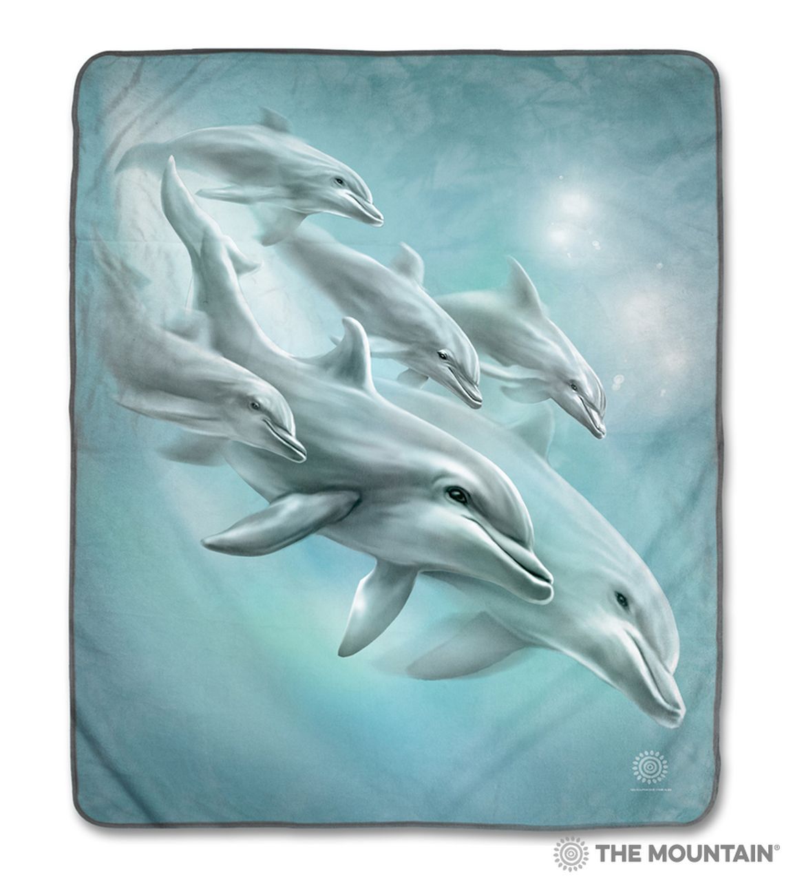 Dolphin Dive Sherpa Fleece Blanket