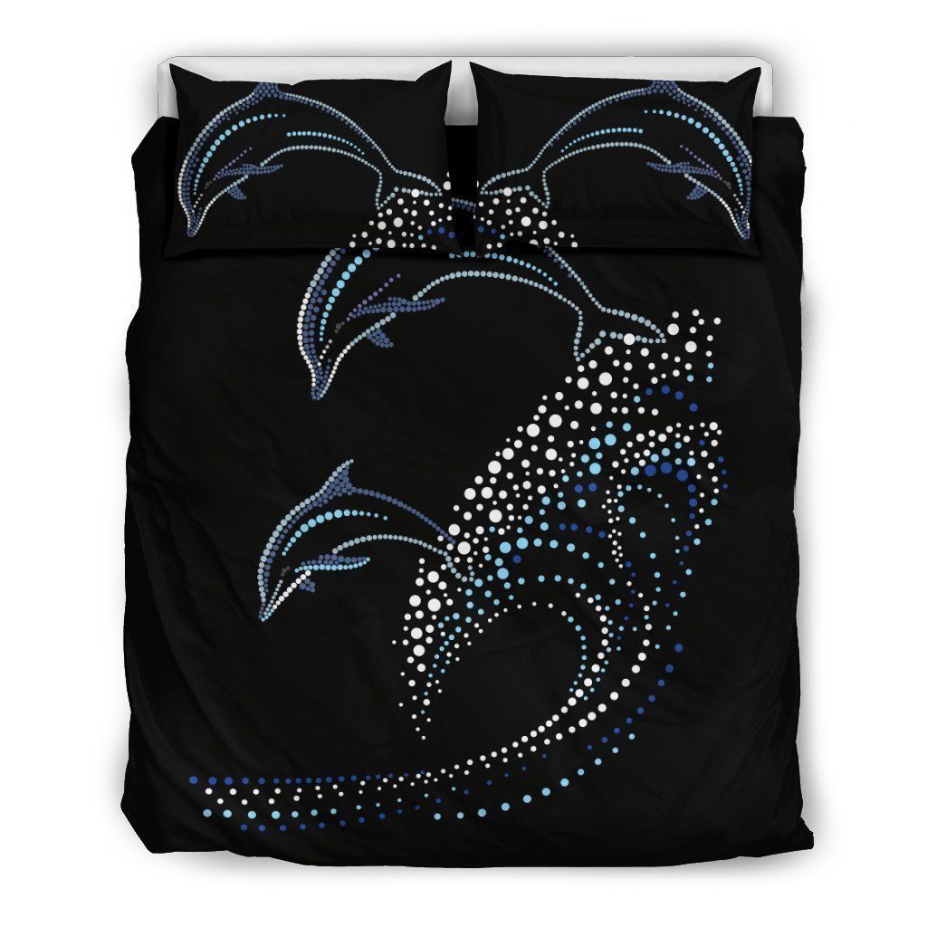 Dolphin Dot Bedding Set