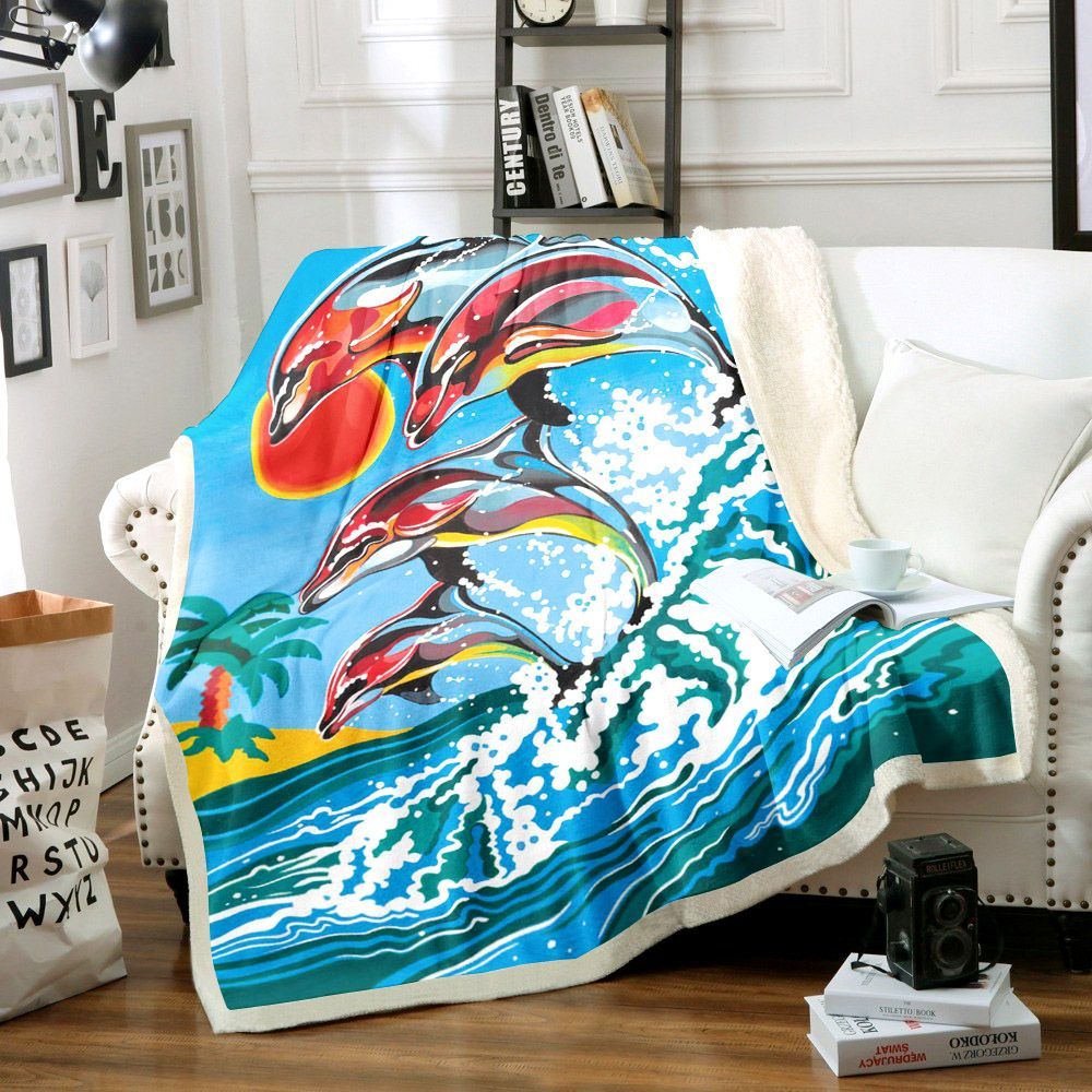Dolphin Sherpa Fleece