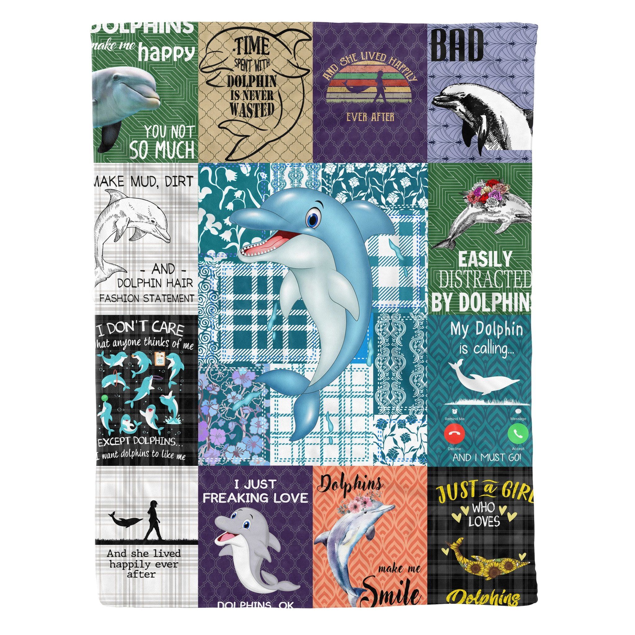 Dolphin Fleece Blanket