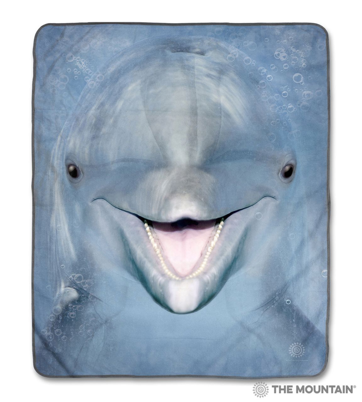 Dolphin Face Sherpa Fleece Blanket