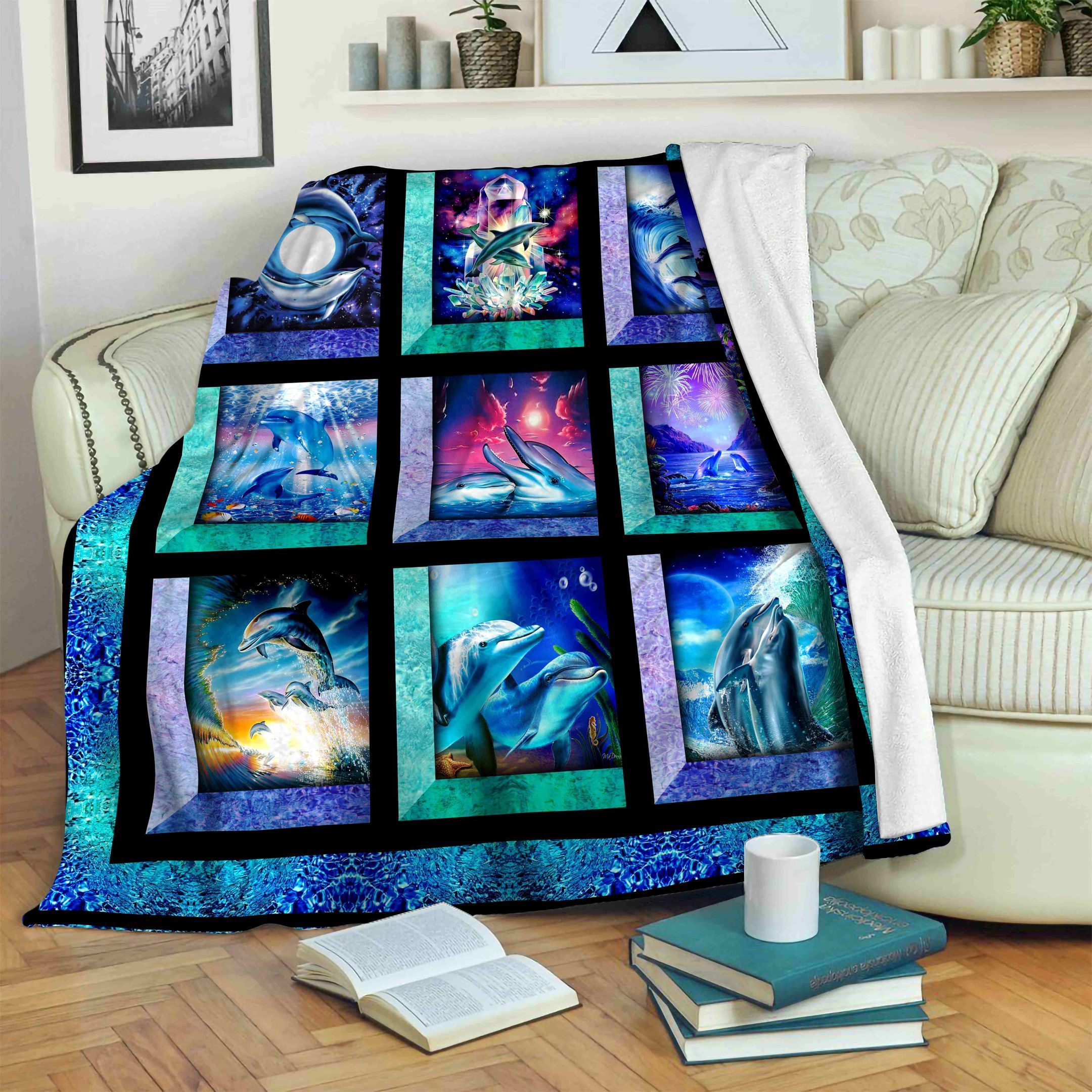 Dolphin Fleece Blanket