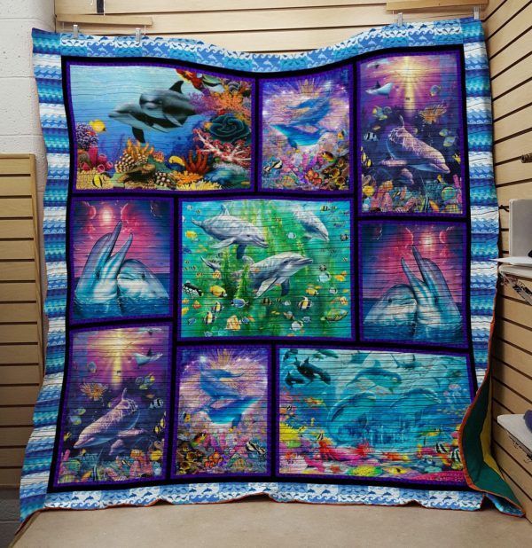 Dolphin Hotline Bling Quilt Blanket DHC020120527TD