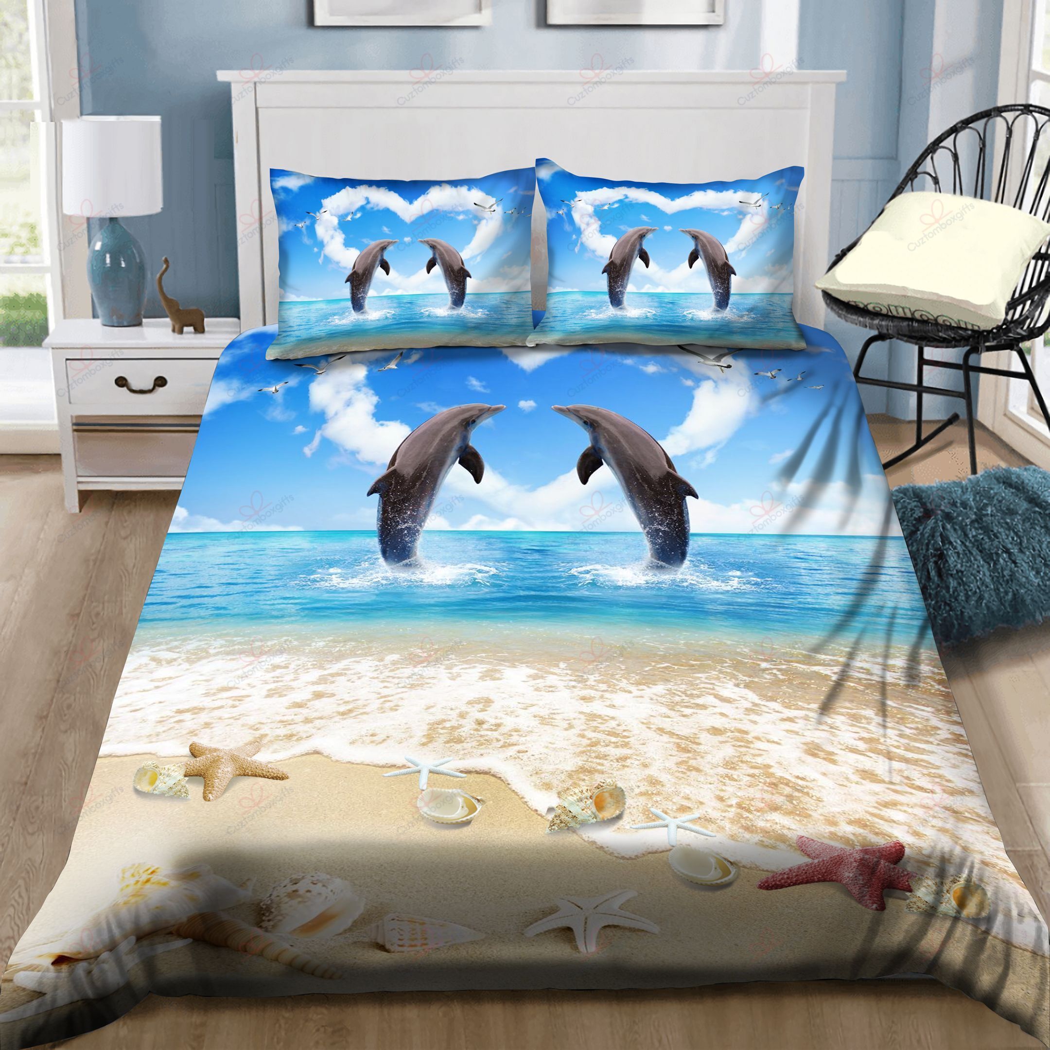 Dolphin Love Bedding Set