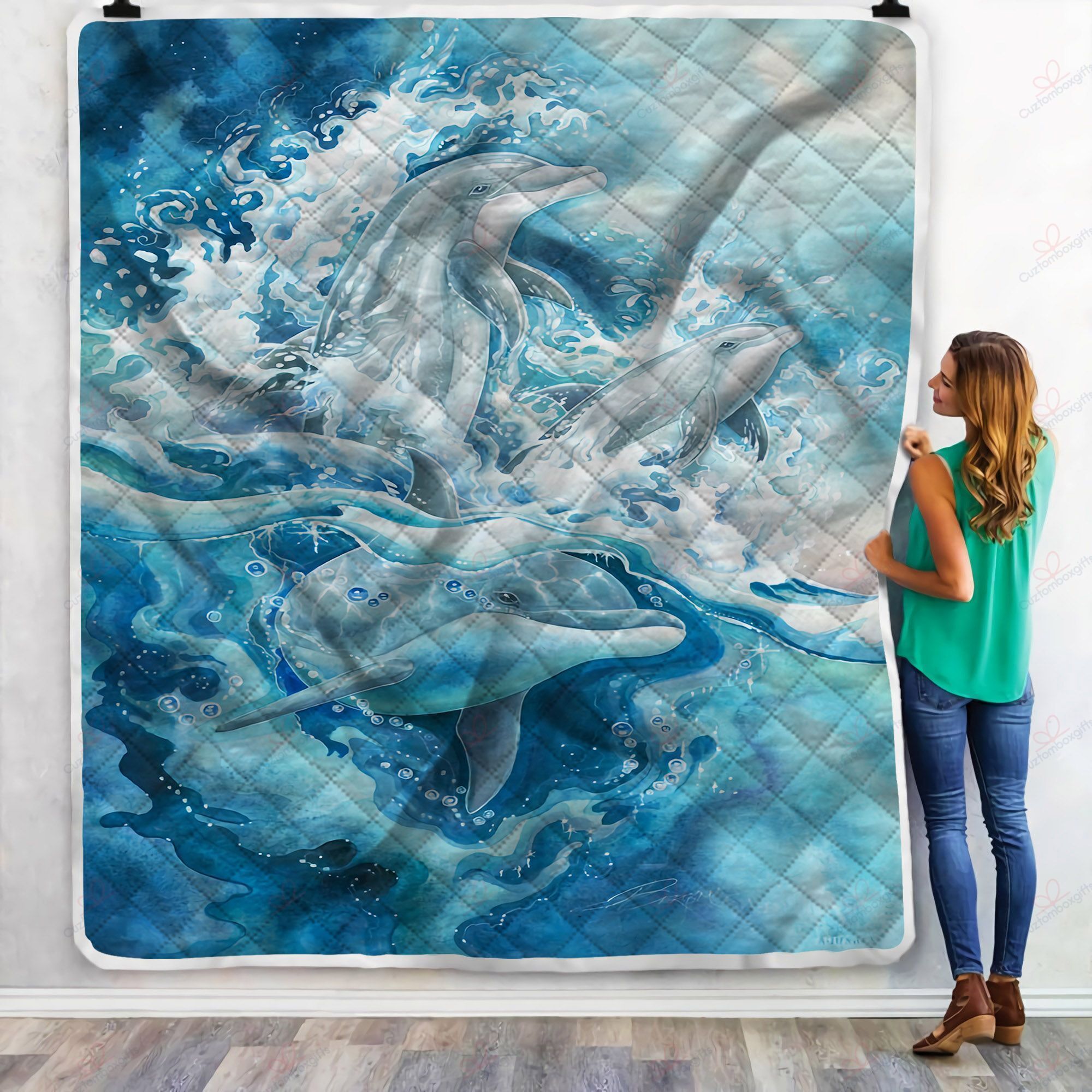 Dolphin Fleece Blanket