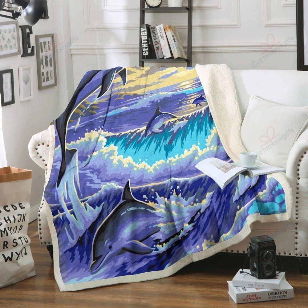 Dolphin Fleece Blanket