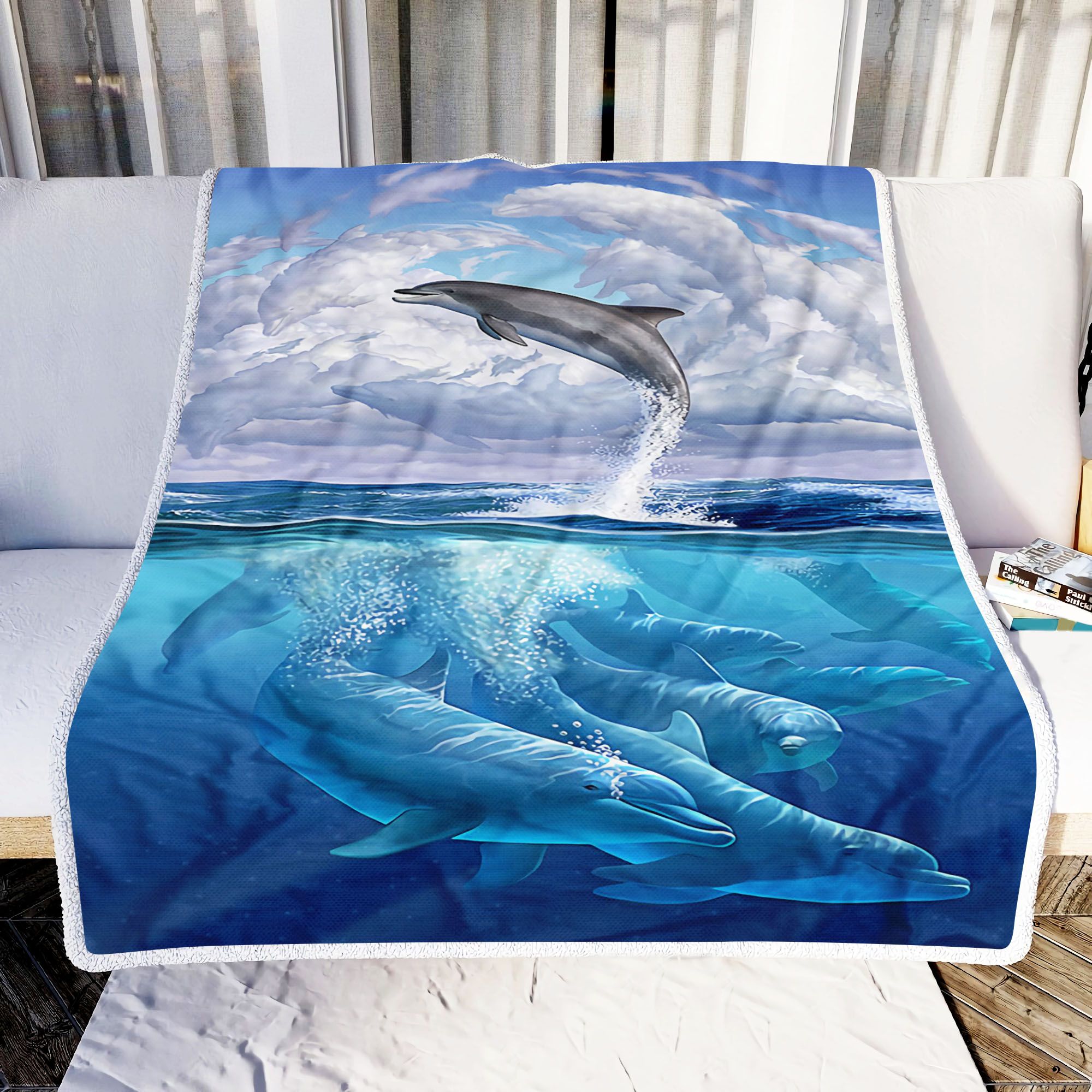 Dolphin Fleece Blanket
