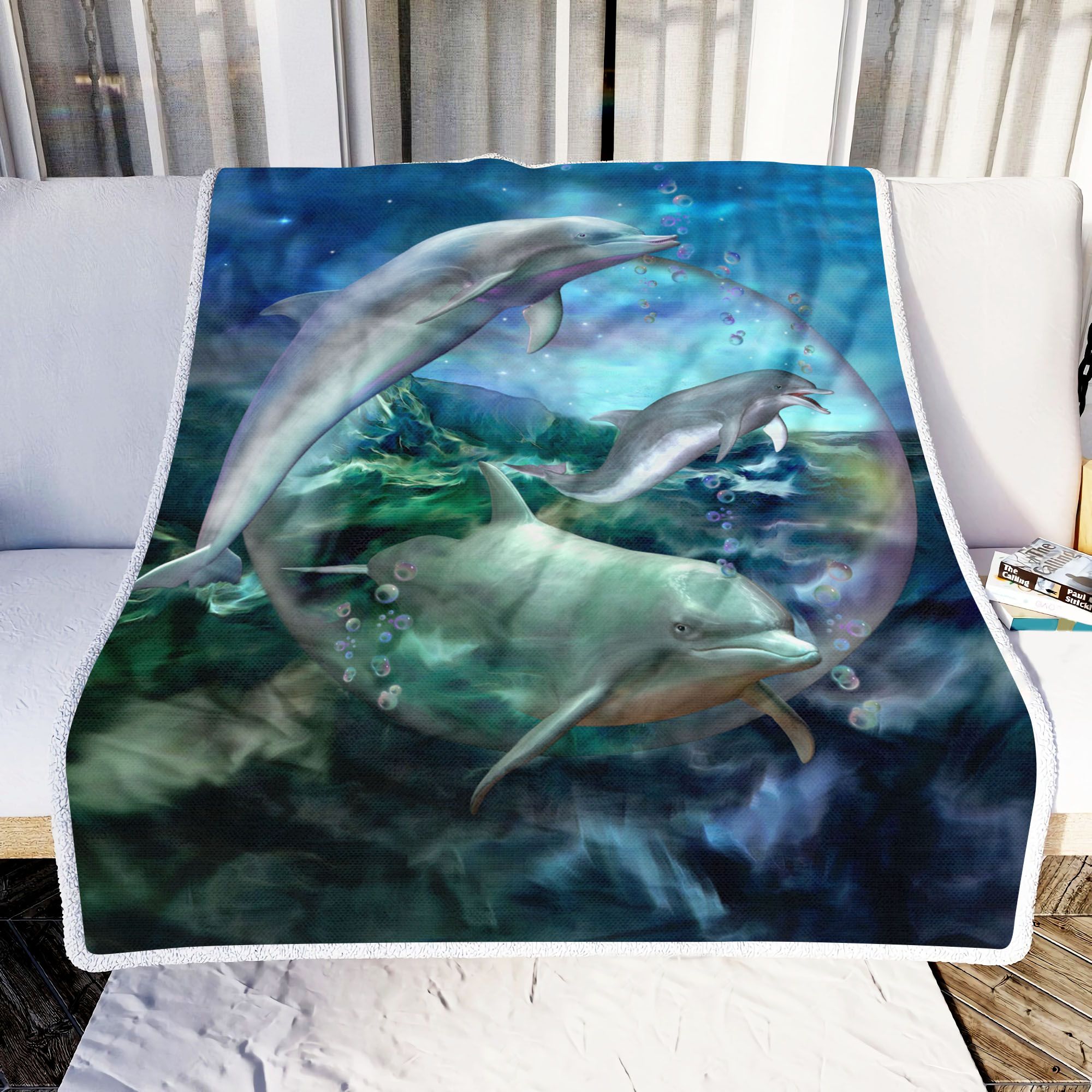 Dolphin Fleece Blanket