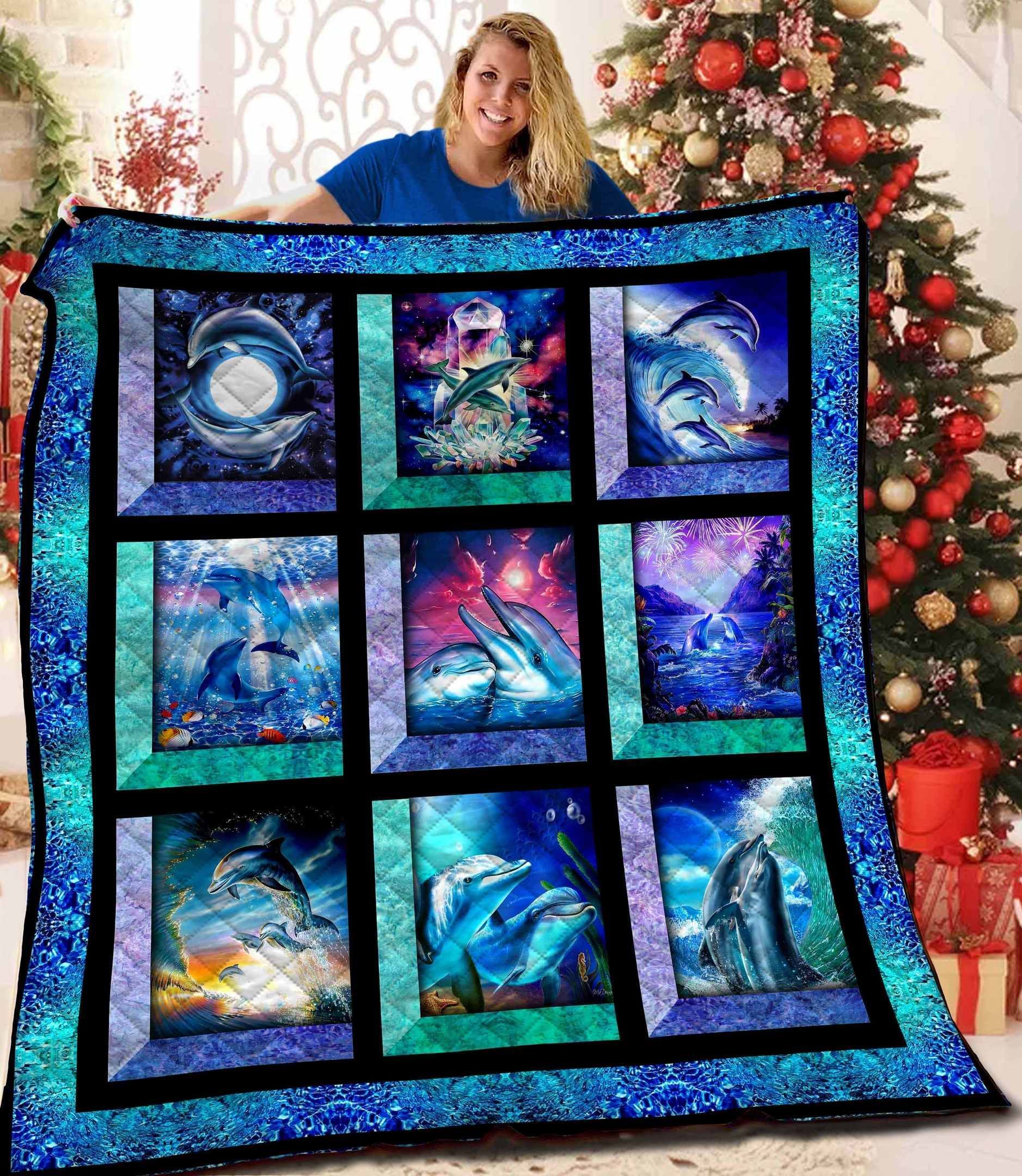 Dolphin Quilt Blanket BBB0411217NL